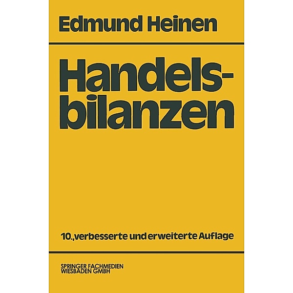Handelsbilanzen, Edmund Heinen