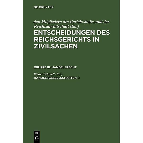 Handelsgesellschaften, 1