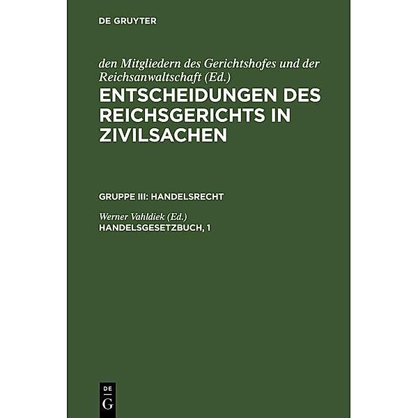 Handelsgesetzbuch, 1