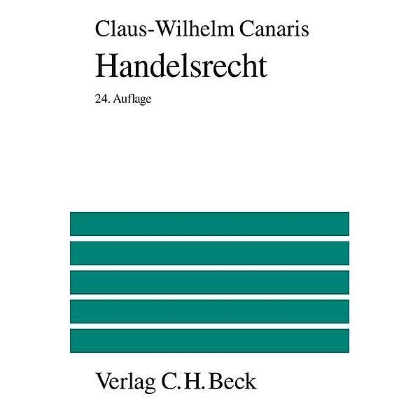 Handelsrecht, Claus-Wilhelm Canaris
