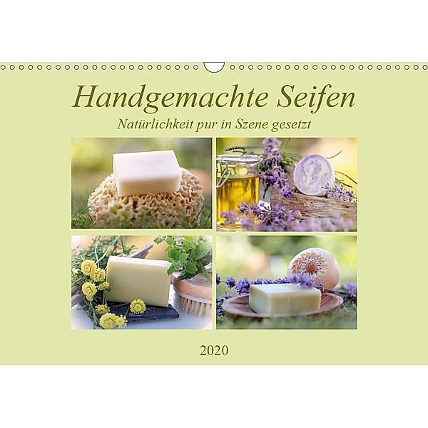 Handgemachte Seifen - Natürlichkeit in Szene gesetztAT-Version (Wandkalender 2020 DIN A3 quer), Tanja Riedel
