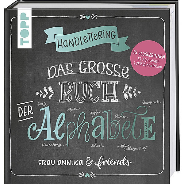 Handlettering. Das große Buch der Alphabete, Frau Annika