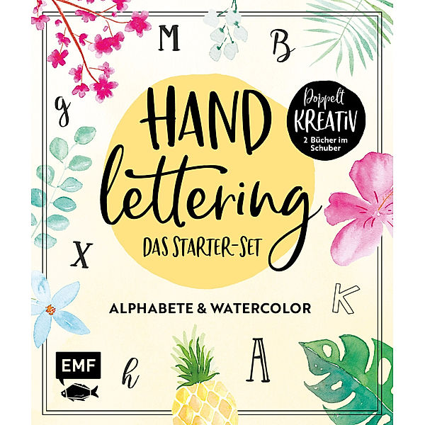 Handlettering - Das Starter-Set: Alphabete und Watercolor