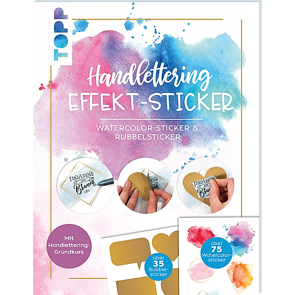Handlettering Effekt-Stickerbuch, Ludmila Blum