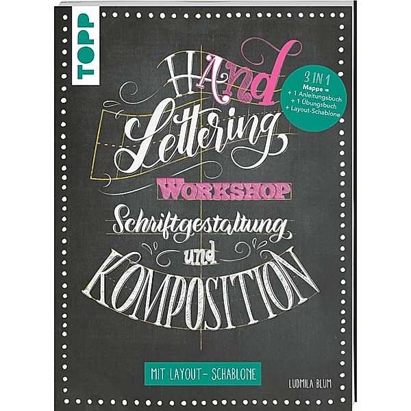 Handlettering Workshop Schriftgestaltung und Komposition, m. Layout-Schablone, Ludmila Blum