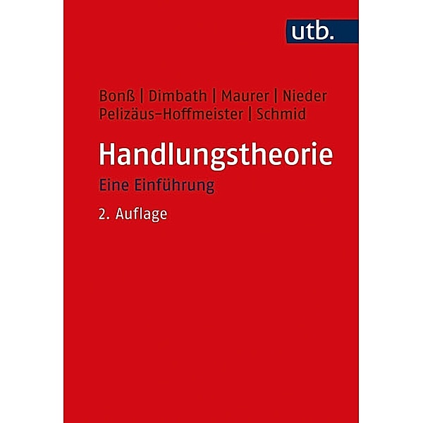 Handlungstheorie, Andrea Maurer, Helga Pelizäus-Hoffmeister, Ludwig Nieder, Oliver Dimbath, Wolfgang Bonss