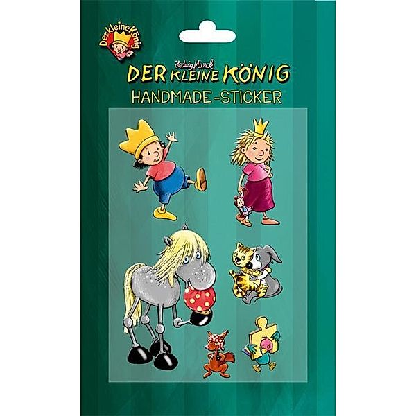 Handmade-Sticker Der kleine König