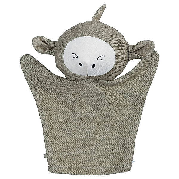 FABELAB Handpuppe DRACHE (20cm) in olive