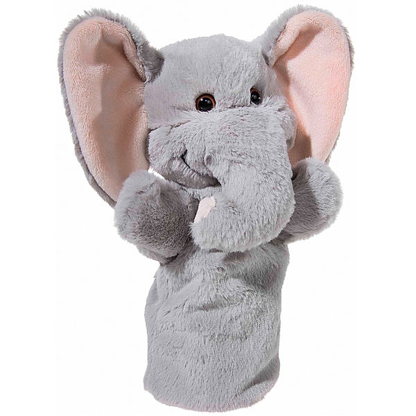 Heunec Handpuppe ELEFANT (28cm) in grau