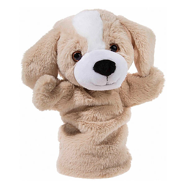 Heunec Handpuppe HUND (26cm) in beige/weiß