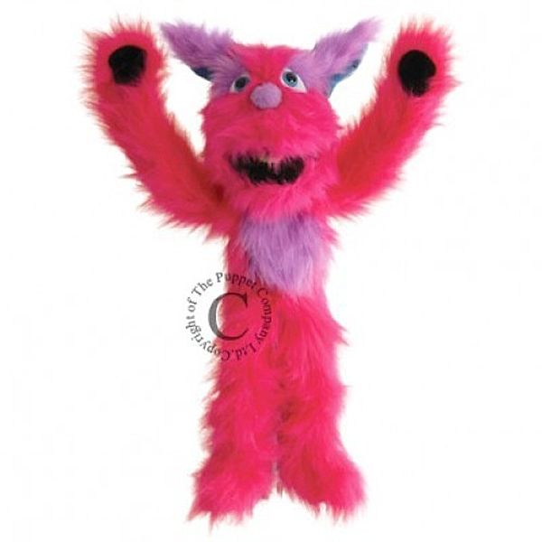 Handpuppe Pink Monster