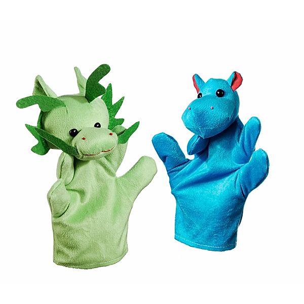 Handpuppen Tiere, 2er-Set