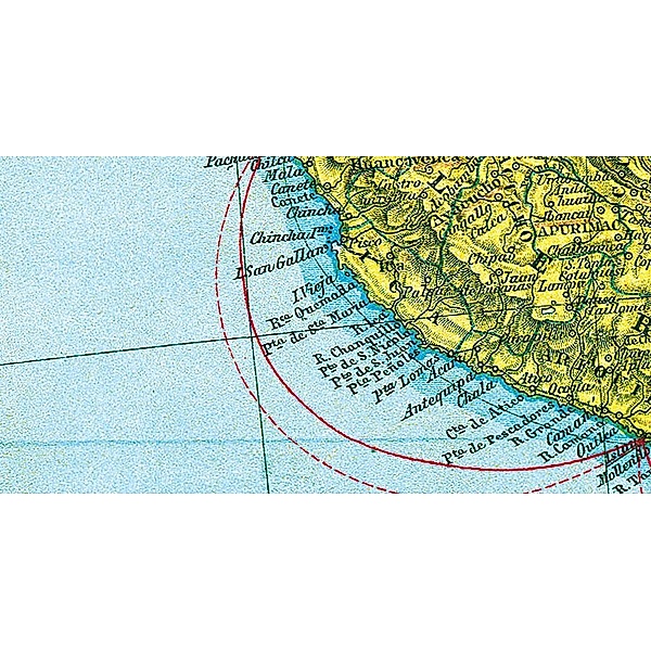 Handtke, F: Historische Generalkarte von Südamerika 1903, Friedrich Handtke