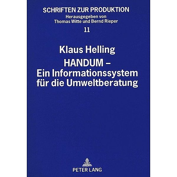 HANDUM - Ein Informationssystem für die Umweltberatung, Klaus Helling