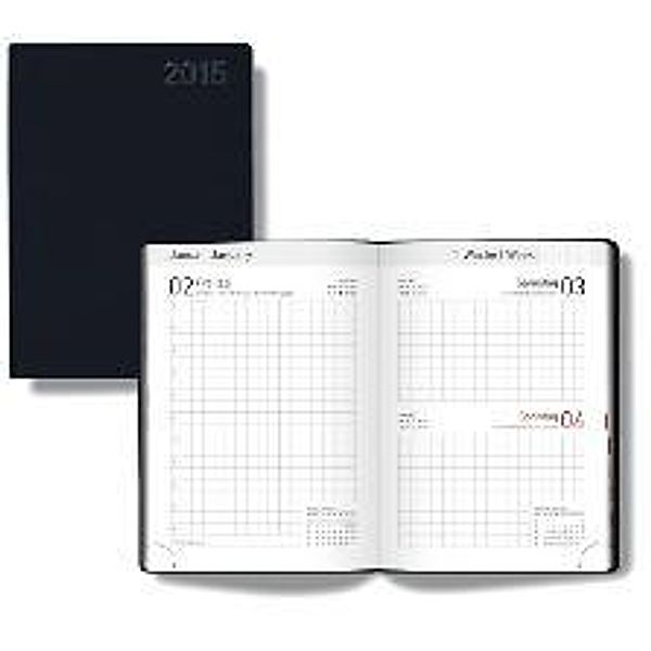 Handwerker-Kalender PVC schwarz 2015