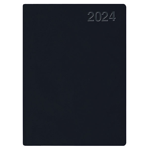 Handwerker-Kalender PVC schwarz 2024