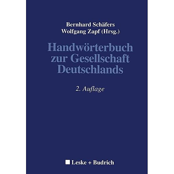 Handwörterbuch zur Gesellschaft Deutschlands