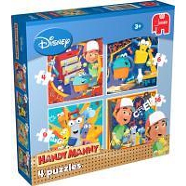 Handy Manny (Kinderpuzzle), 4 in 1 Puzzle