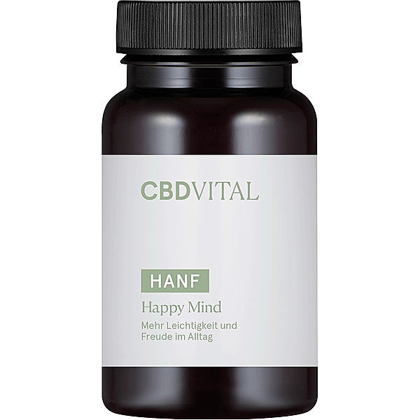 Hanf Happy Mind Kapseln von CBD VITAL (60 Stk.)