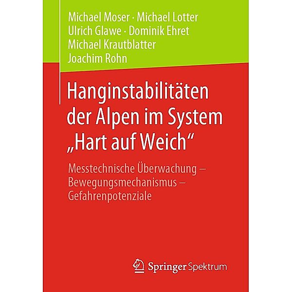 Hanginstabilitäten der Alpen im System Hart auf Weich, Michael Moser, Michael Lotter, Ulrich Glawe, Dominik Ehret, Michael Krautblatter, Joachim Rohn