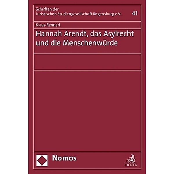 Hannah Arendt, das Asylrecht und die Menschenwürde, Klaus Rennert