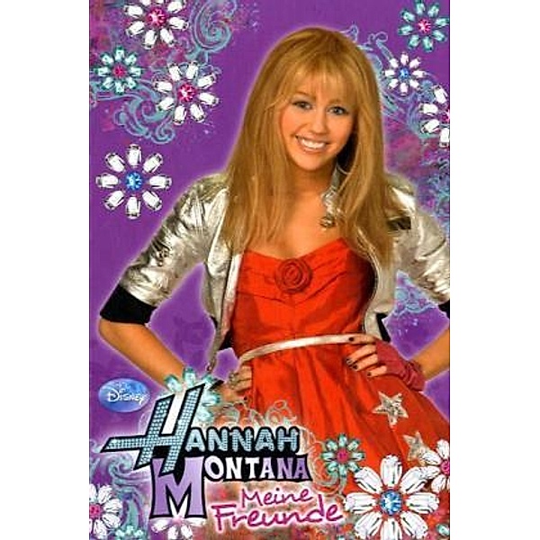 Hannah Montana, Meine Freunde (Motiv lila, mit Blumen)