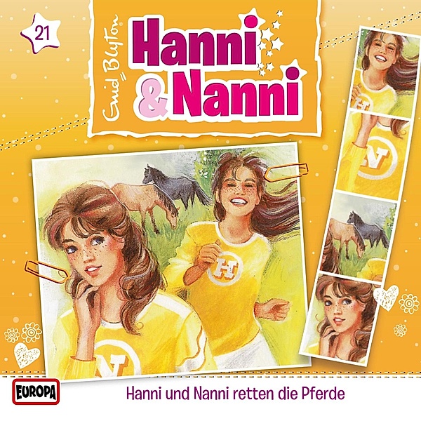 Hanni und Nanni - 21 - Folge 21: Hanni und Nanni retten die Pferde, André Minninger, Enid Blyton