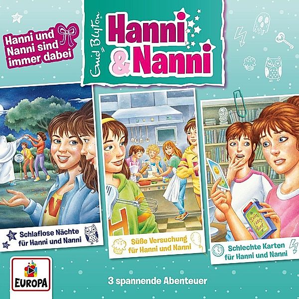 Hanni und Nanni 3er Box.Box.21,3 Audio-CD, Enid Blyton