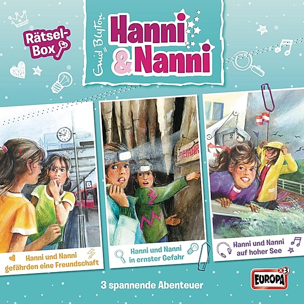 Hanni und Nanni - 3er-Box (Rätselbox, Folgen 37-39), André Minninger