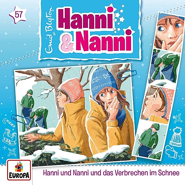 Hanni und Nanni - 57 - Folge 57: Hanni und Nanni und das Verbrechen im Schnee, André Minninger, Enid Blyton