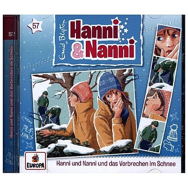 Hanni und Nanni - 57 - Hanni und Nanni und das Verbrechen im Schnee, Enid Blyton