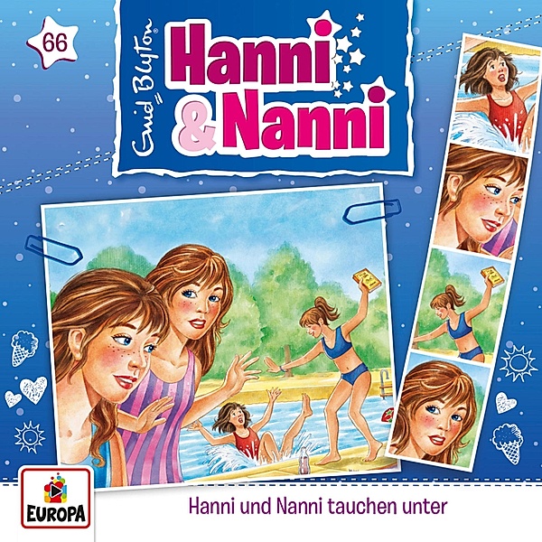 Hanni und Nanni - 66 - Folge 66: Hanni und Nanni tauchen unter, André Minninger, Enid Blyton