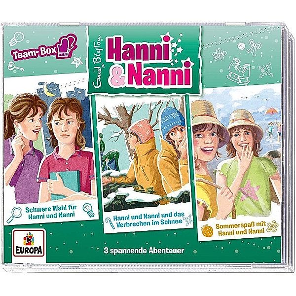 Hanni und Nanni - Teambox,3 Audio-CDs, Enid Blyton