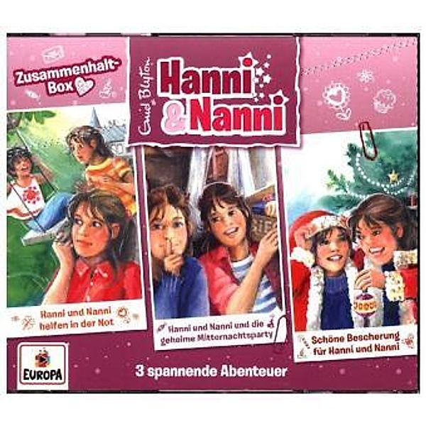 Hanni und Nanni - Zusammenhalt-Box, 3 Audio-CDs, Enid Blyton