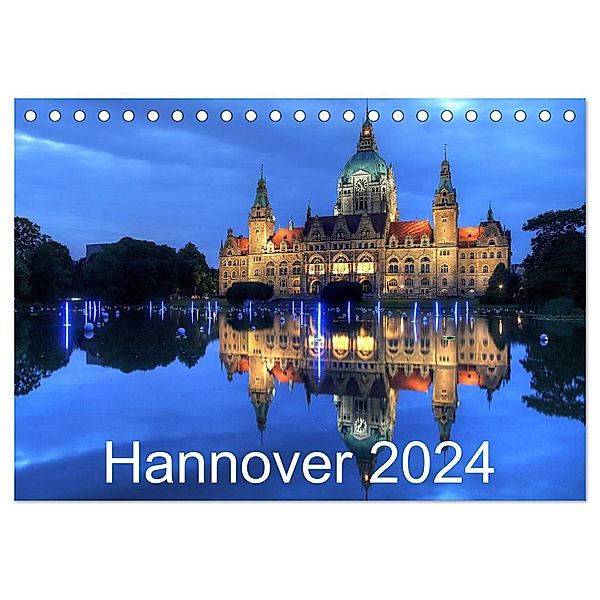 Hannover 2024 (Tischkalender 2024 DIN A5 quer), CALVENDO Monatskalender, Joachim Hasche