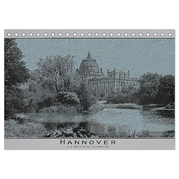 Hannover, alte Aufnahmen neu interpretiert. (Tischkalender 2025 DIN A5 quer), CALVENDO Monatskalender, Calvendo, Erwin Renken