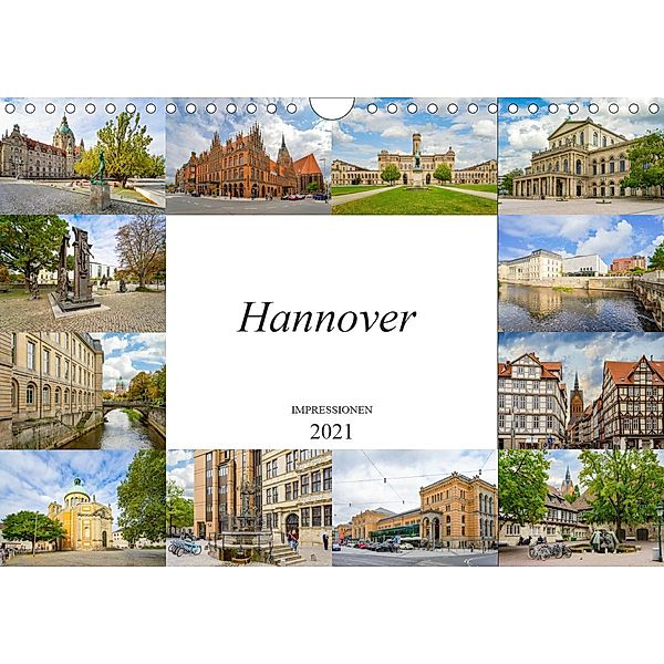 Hannover Stadtansichten (Wandkalender 2021 DIN A4 quer), Dirk Meutzner