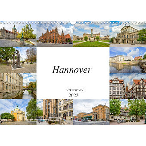 Hannover Stadtansichten (Wandkalender 2022 DIN A3 quer), Dirk Meutzner