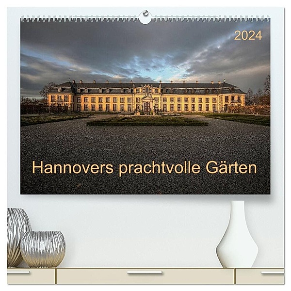 Hannovers prachtvolle Gärten (hochwertiger Premium Wandkalender 2024 DIN A2 quer), Kunstdruck in Hochglanz, Schnellewelten