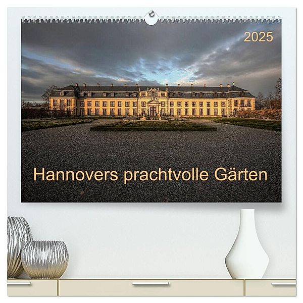 Hannovers prachtvolle Gärten (hochwertiger Premium Wandkalender 2025 DIN A2 quer), Kunstdruck in Hochglanz, Calvendo, Schnellewelten