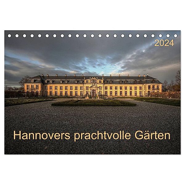 Hannovers prachtvolle Gärten (Tischkalender 2024 DIN A5 quer), CALVENDO Monatskalender, Schnellewelten
