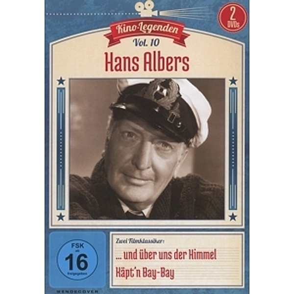 Hans Albers Vol. 10.. ... und über uns der Himmel, Käpt'n Bay-Bay - 2 Disc DVD, Gerhard Grindel, Fritz Grasshoff, Helmut Käutner, Heinz Pauck, Per Schwenzen, Iwa Wanja