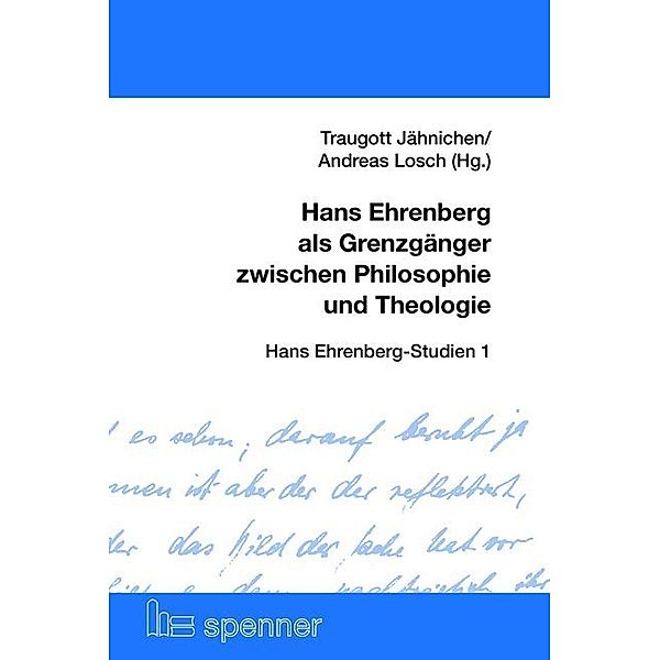 Hans Ehrenberg als Grenzgänger zwischen Philosophie und Theologie