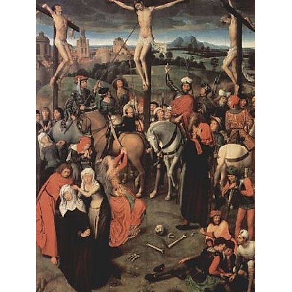 Hans Memling - Altartriptychon der Lübecker Marienkirche, Mitteltafel: Kreuzigung - 2.000 Teile (Puzzle)