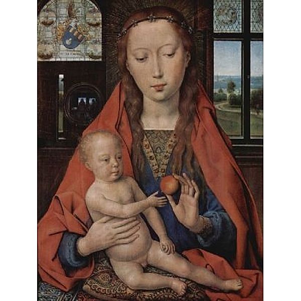 Hans Memling - Diptychon des Maarten van Nieuwenhove, linke Tafel: Madonna - 100 Teile (Puzzle)