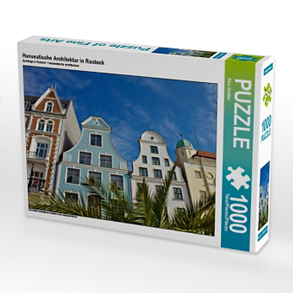 Hanseatische Architektur in Rostock (Puzzle), Rico Ködder
