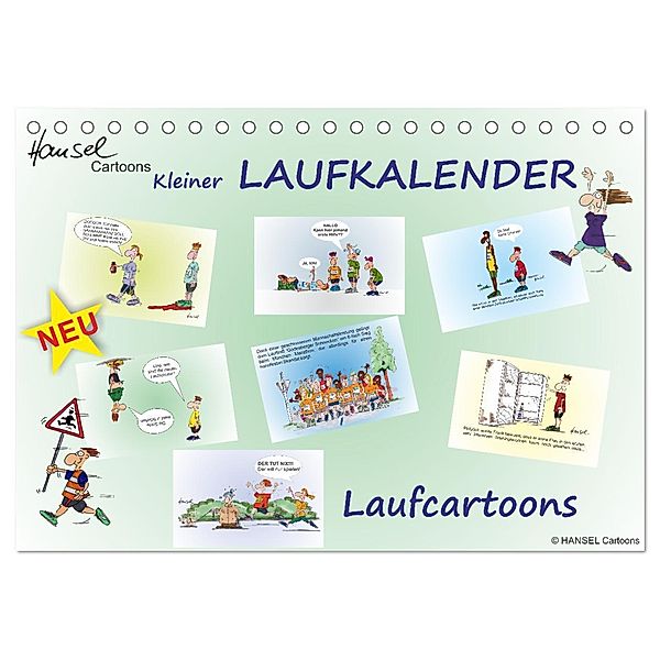 HANSELs kleiner Laufkalender (Tischkalender 2025 DIN A5 quer), CALVENDO Monatskalender, Calvendo, HANSEL, Hans Lehmann