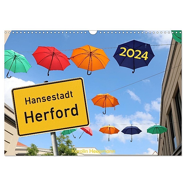 Hansestadt Herford (Wandkalender 2024 DIN A3 quer), CALVENDO Monatskalender, Calvendo, Karolin Heepmann
