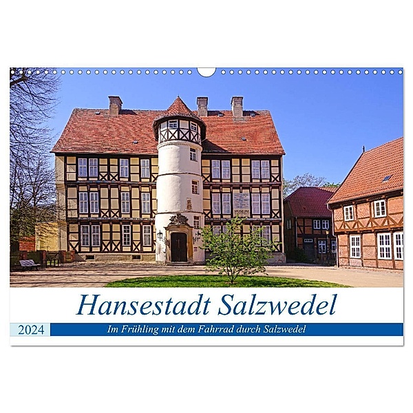Hansestadt Salzwedel (Wandkalender 2024 DIN A3 quer), CALVENDO Monatskalender, Beate Bussenius