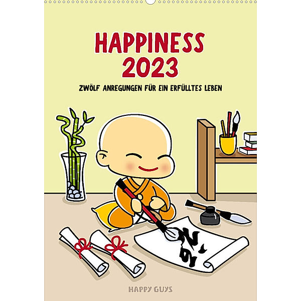Happiness 2023 (Wandkalender 2023 DIN A2 hoch), Irene Nemeth, Bernhard Moestl